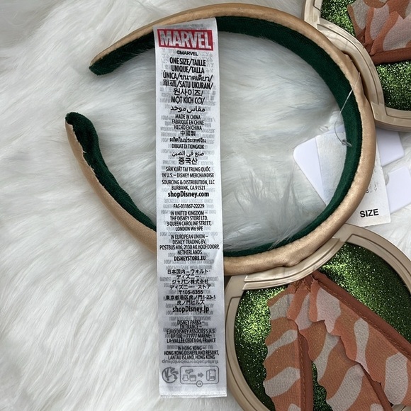 🆕 DISNEY PARKS EARS Wakanda Forever Black Panther Mickey Ears Green Gold - Picture 10 of 10